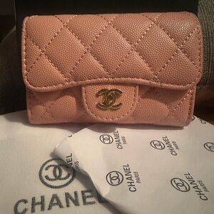 Small Wallet Pink caviar